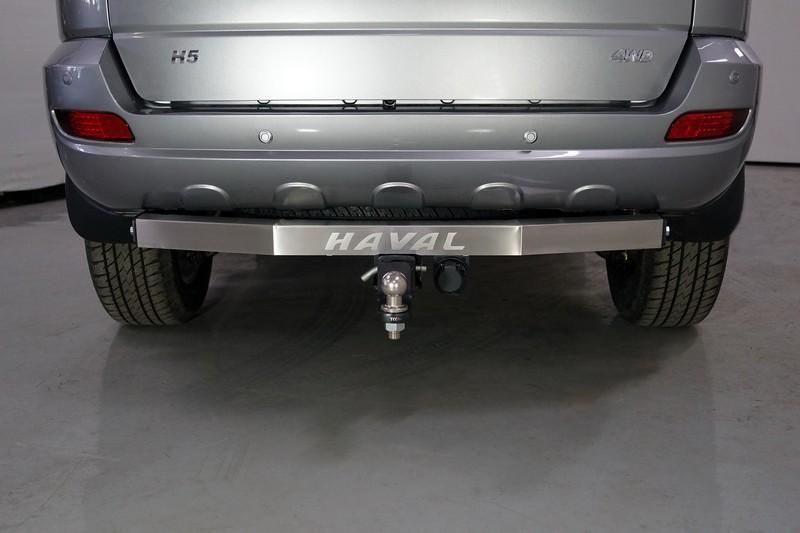 Фаркоп (оцинкованный, надпись Haval,  шар E нерж.) 75/1200кг