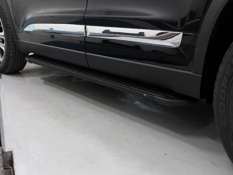 Пороги алюминиевые "Slim Line Black" 1780 мм