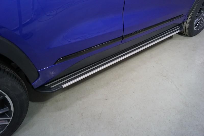 Пороги алюминиевые Slim Line Silver 1820 мм
